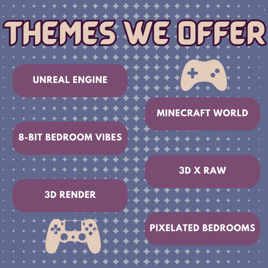 70x クールなゲーム VTuber 背景、Twitch ストリーム背景、ゲーマー仮想背景、ストリーム アセット、Twitch アセット、Vtuber アセット。