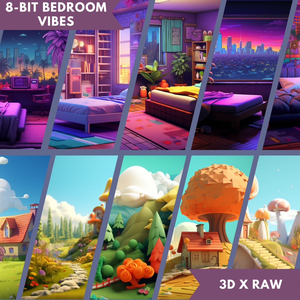 70x クールなゲーム VTuber 背景、Twitch ストリーム背景、ゲーマー仮想背景、ストリーム アセット、Twitch アセット、Vtuber アセット。