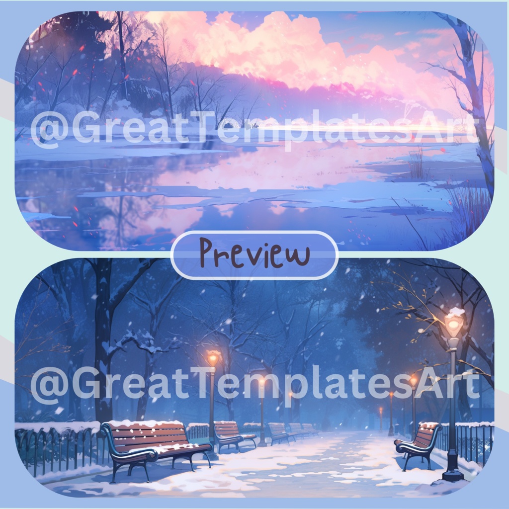 100x クリスマス VTuber 背景、twitch ストリーム背景、ストリーム アセット、Lofi 背景、Twitch アセット、ストリーム アセット、VTuber アセット。