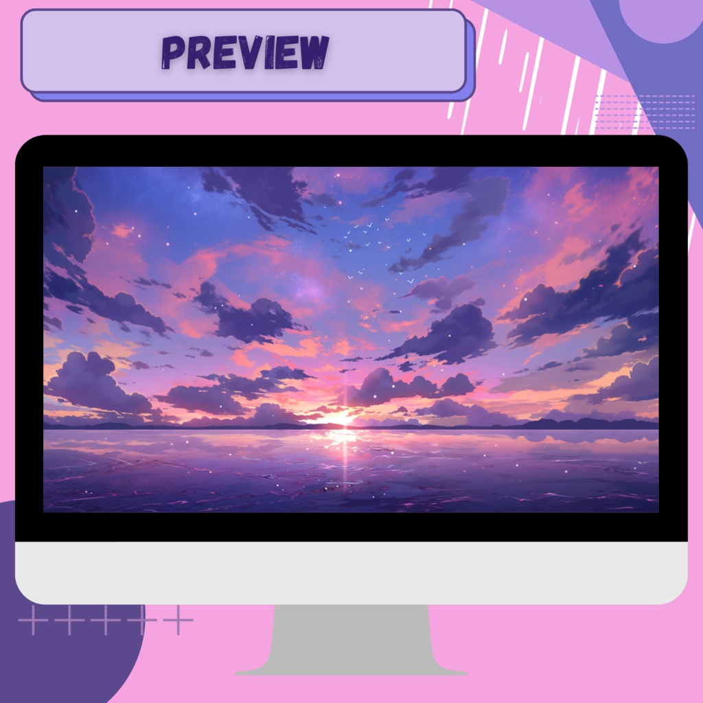 30x 紫色の壁紙、VTuber の背景、かわいいデスクトップの壁紙、MacBook の壁紙、携帯電話の壁紙、デジタル画像。