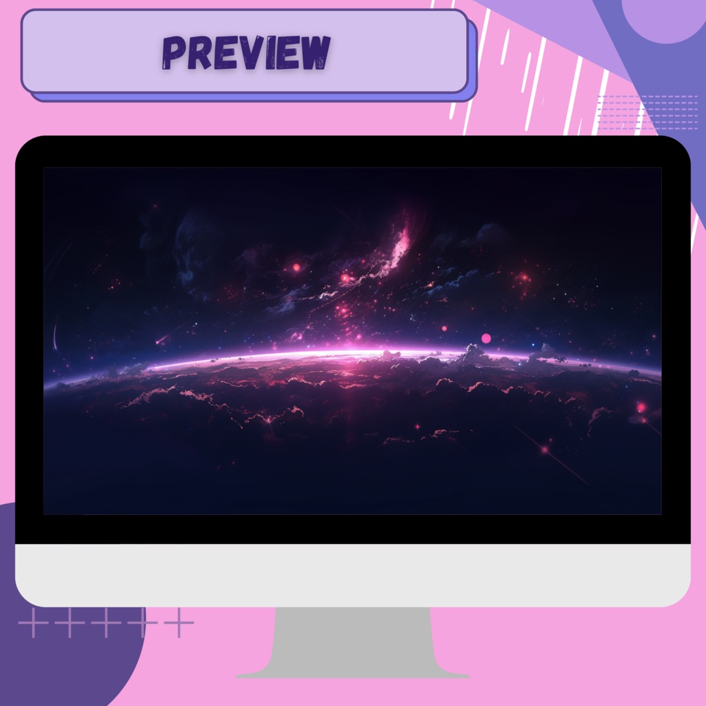 30x 紫色の壁紙、VTuber の背景、かわいいデスクトップの壁紙、MacBook の壁紙、携帯電話の壁紙、デジタル画像。