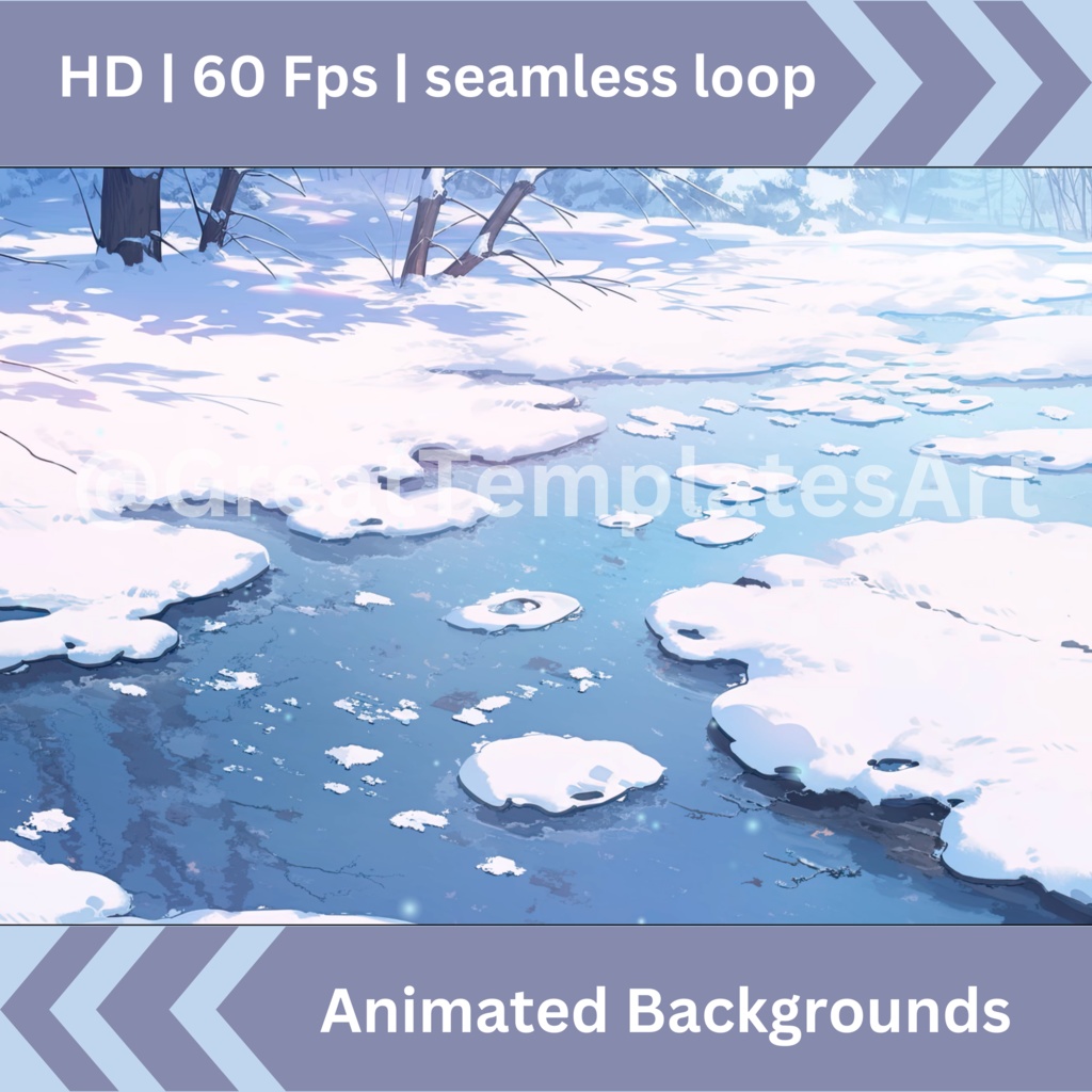 20x 冬アニメーション背景、VTuber 背景、Twitch ストリーム背景、VTuber アセット、ストリーミング背景、Twitch アセット。