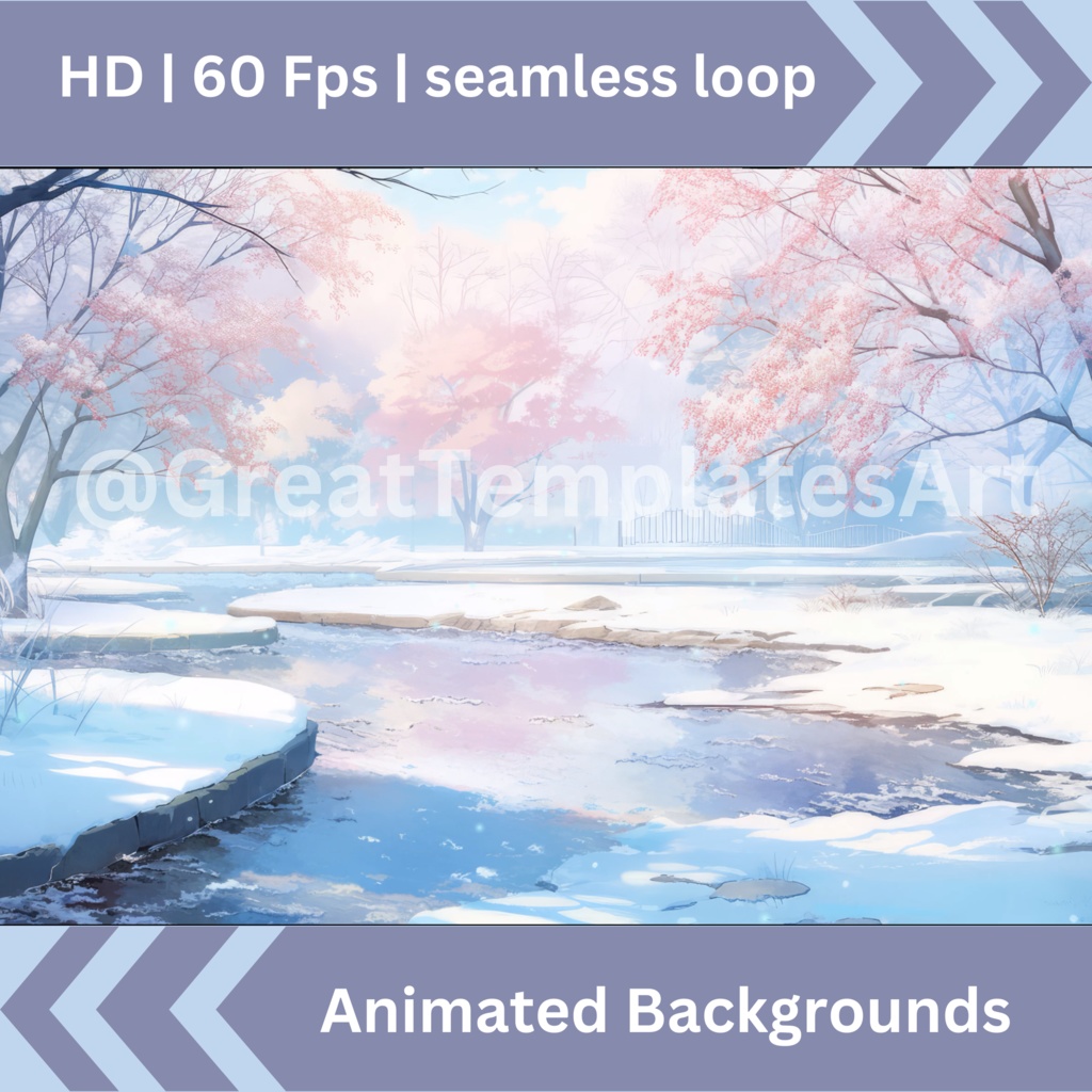 20x 冬アニメーション背景、VTuber 背景、Twitch ストリーム背景、VTuber アセット、ストリーミング背景、Twitch アセット。