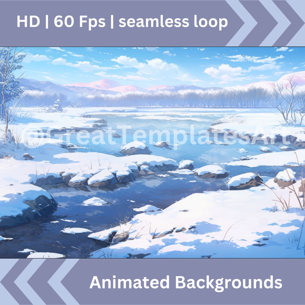 20x 冬アニメーション背景、VTuber 背景、Twitch ストリーム背景、VTuber アセット、ストリーミング背景、Twitch アセット。