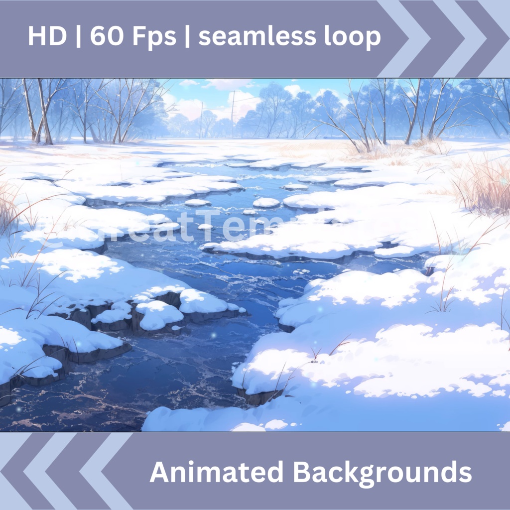20x 冬アニメーション背景、VTuber 背景、Twitch ストリーム背景、VTuber アセット、ストリーミング背景、Twitch アセット。