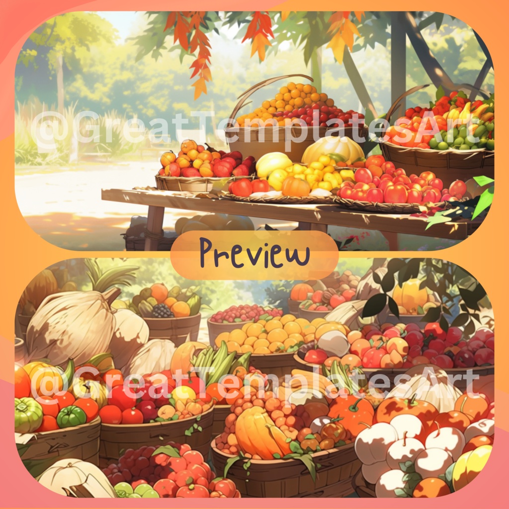 130x 感謝祭の背景、Twitch ストリーム パッケージ、VTuber 仮想背景、VTuber アセット、Twitch Autumn 背景、VTuber Lofi 背景、ストリーム アセット。