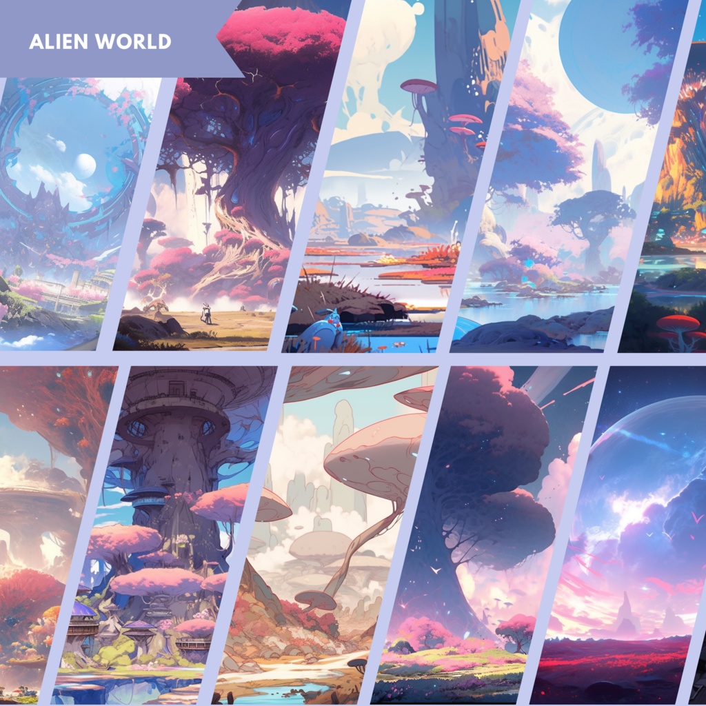 50x Space VTuber 背景、Twitch ストリーム背景、ストリーム アセット、Lofi 背景、Twitch アセット、VTuber アセット。