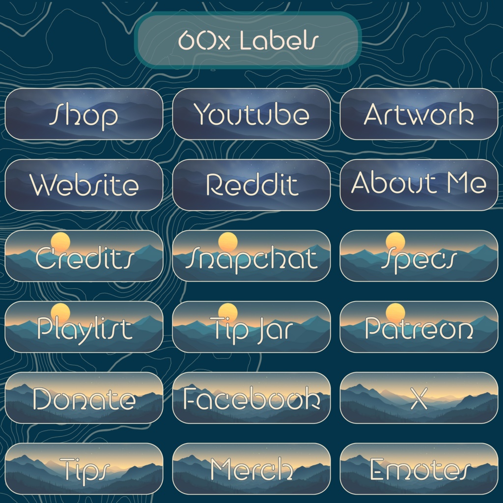 ムーンライト コージー ストリーム オーバーレイ、Twitch ストリーム パッケージ、コージー ストリーム オーバーレイ、ローファイ Twitch オーバーレイ、Twitch アラート、Twitch ラベル、Twitch アセット、ストリーム アセット。