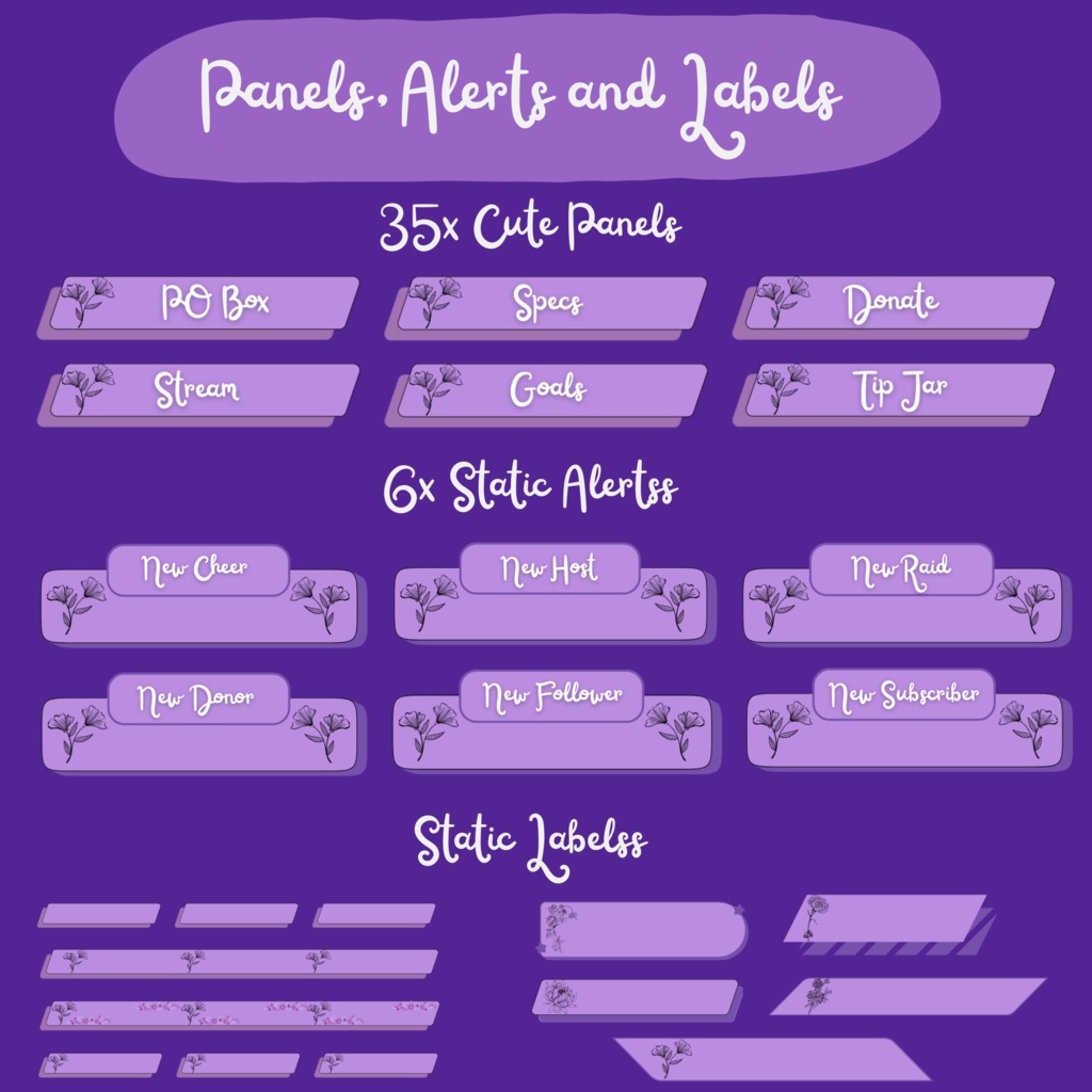 Midnight Cottage Core Twitch ストリーム オーバーレイ、Twitch ストリーム パッケージ、Cozy オーバーレイ、Lofi Twitch オーバーレイ、Twitch アセット、ストリーム アセット。