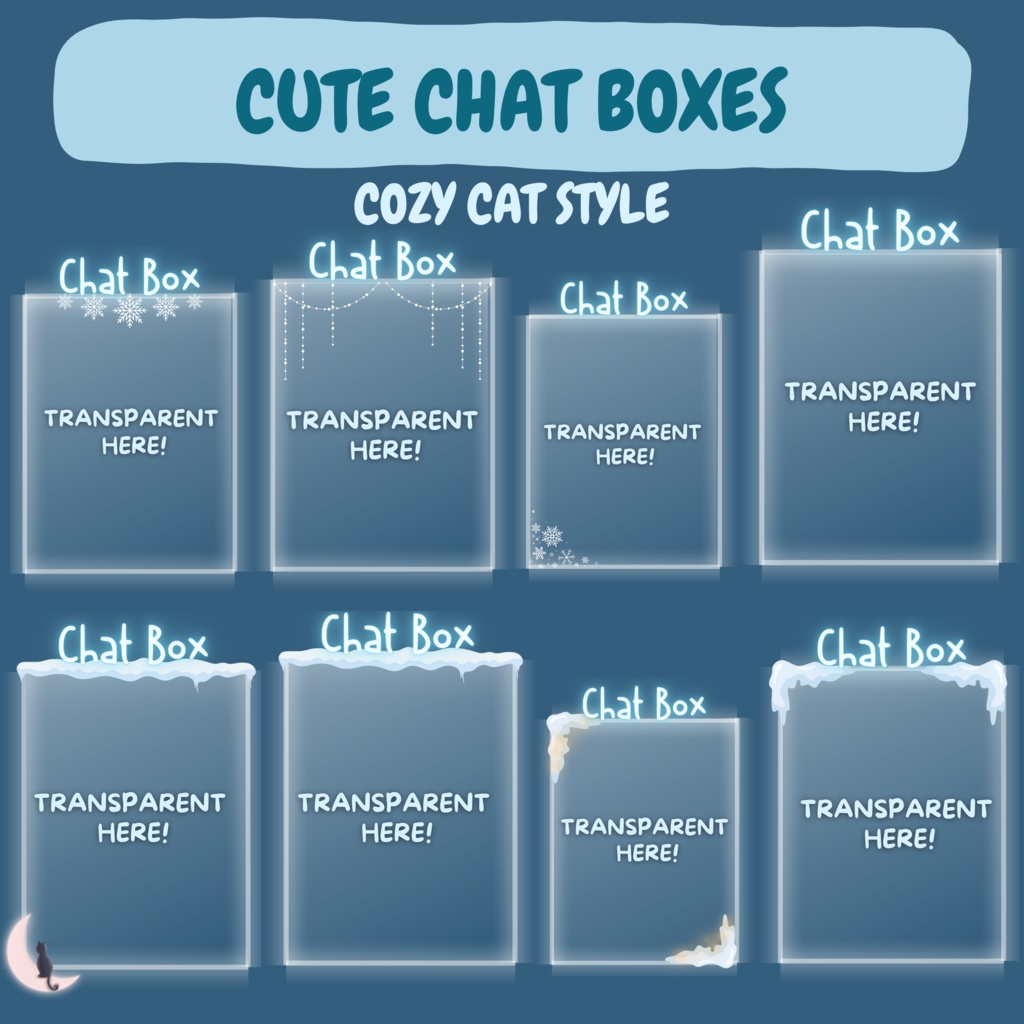 かわいいペンギン スタイルの Twitch ストリーム オーバーレイ、Twitch 冬の居心地の良いオーバーレイ、Twitch ストリーム パッケージ、Twitch アセット、ストリーム アセット。