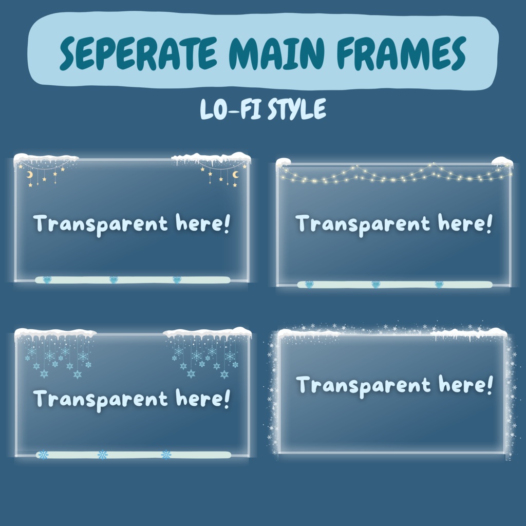 かわいいペンギン スタイルの Twitch ストリーム オーバーレイ、Twitch 冬の居心地の良いオーバーレイ、Twitch ストリーム パッケージ、Twitch アセット、ストリーム アセット。