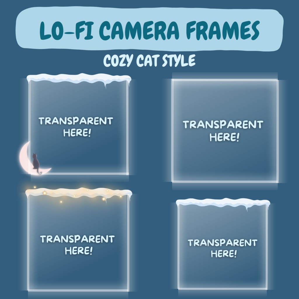 かわいいペンギン スタイルの Twitch ストリーム オーバーレイ、Twitch 冬の居心地の良いオーバーレイ、Twitch ストリーム パッケージ、Twitch アセット、ストリーム アセット。