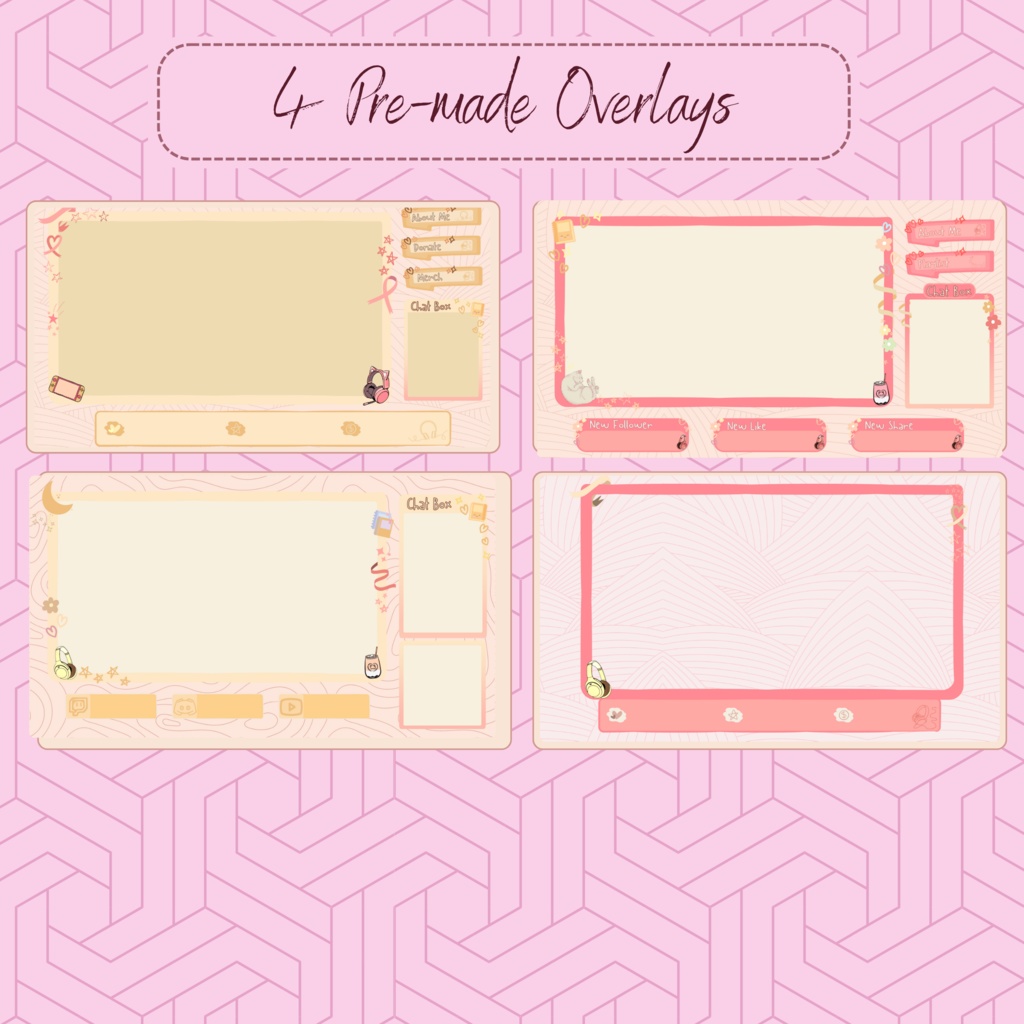 lofi voilet twitch ストリーム オーバーレイ、Twitch ストリーミング パッケージ、Lofi Twitch オーバーレイ、Cute オーバーレイ、Twitch アラート、Twitch ラベル、twitch アセット、ストリーム アセット。