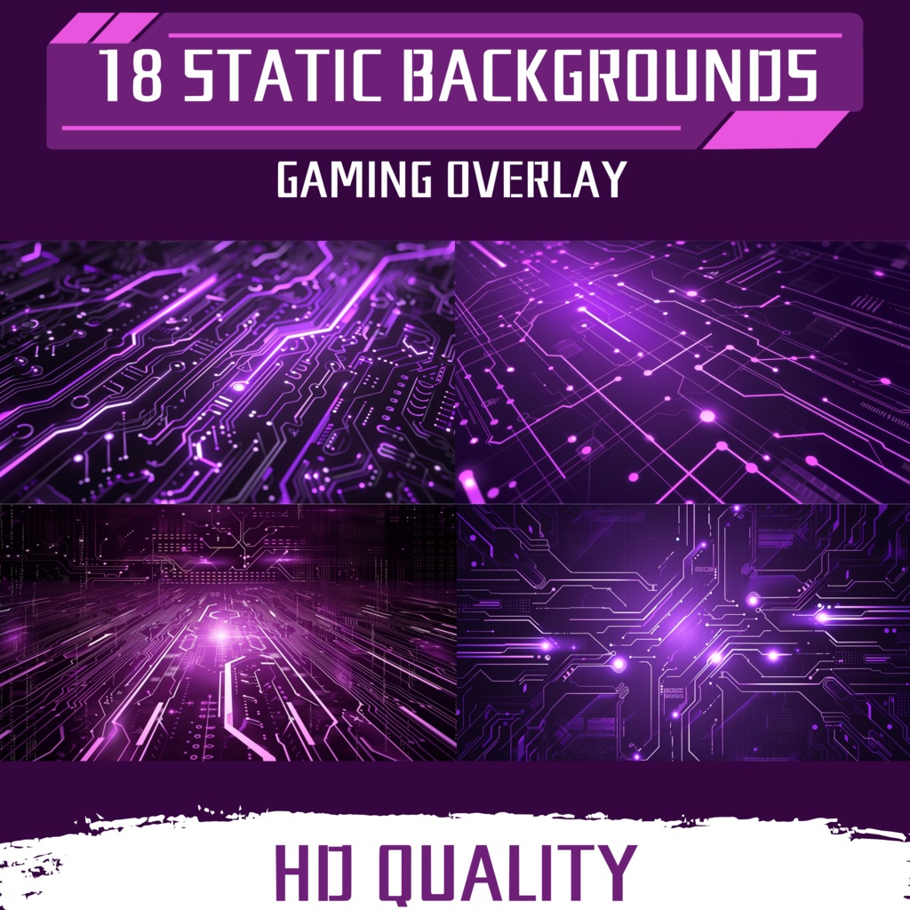 紫色のゲーム Twitch オーバーレイ、Twitch ストリーム パッケージ、Twitch ゲーム オーバーレイ、Twitch アラート、ストリーム アセット、Twitch アセット。