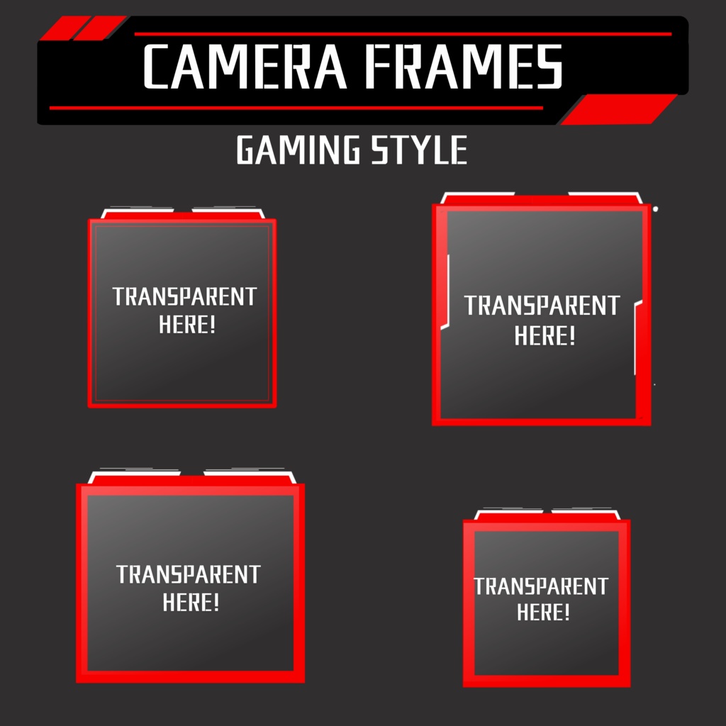 赤のゲーム Twitch オーバーレイ、Twitch ストリーム パッケージ、Twitch ゲーム オーバーレイ、Twitch アラート、ストリーム アセット、Twitch アセット。