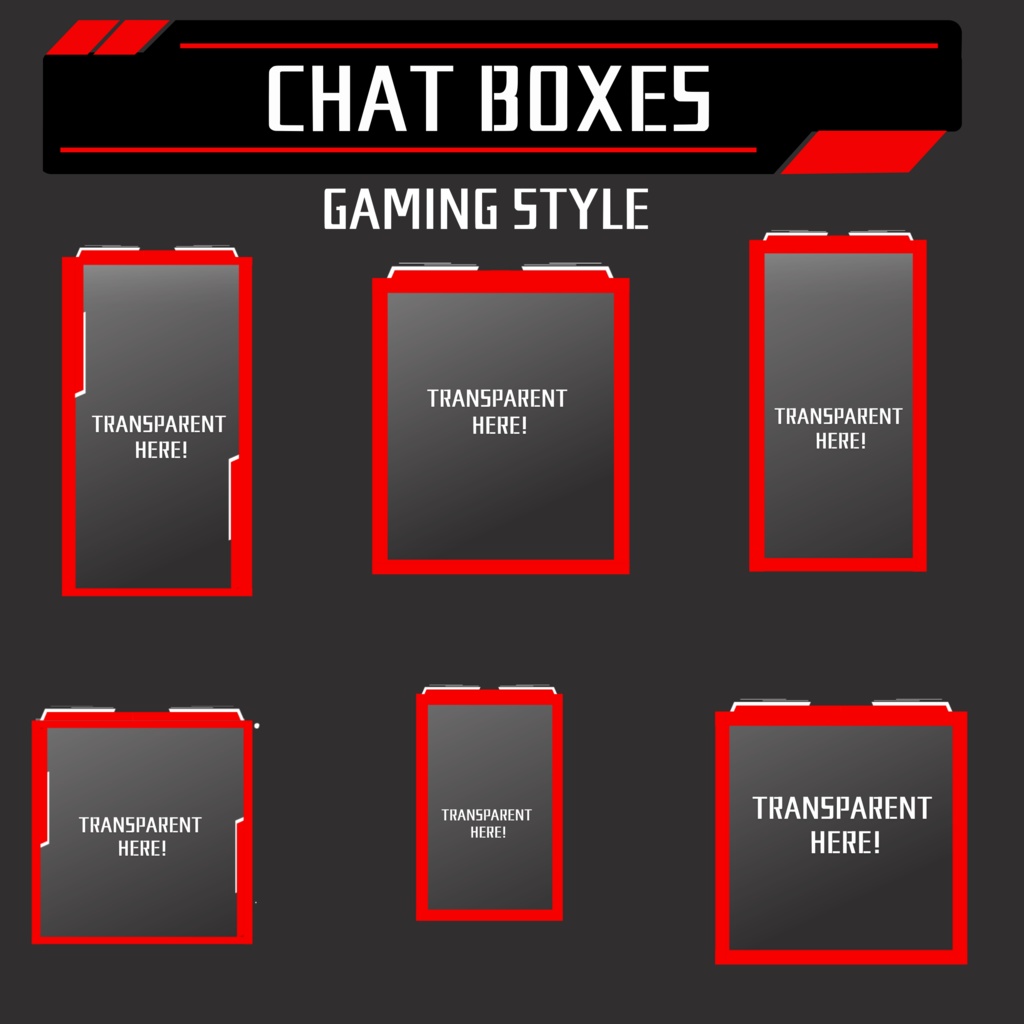 赤のゲーム Twitch オーバーレイ、Twitch ストリーム パッケージ、Twitch ゲーム オーバーレイ、Twitch アラート、ストリーム アセット、Twitch アセット。
