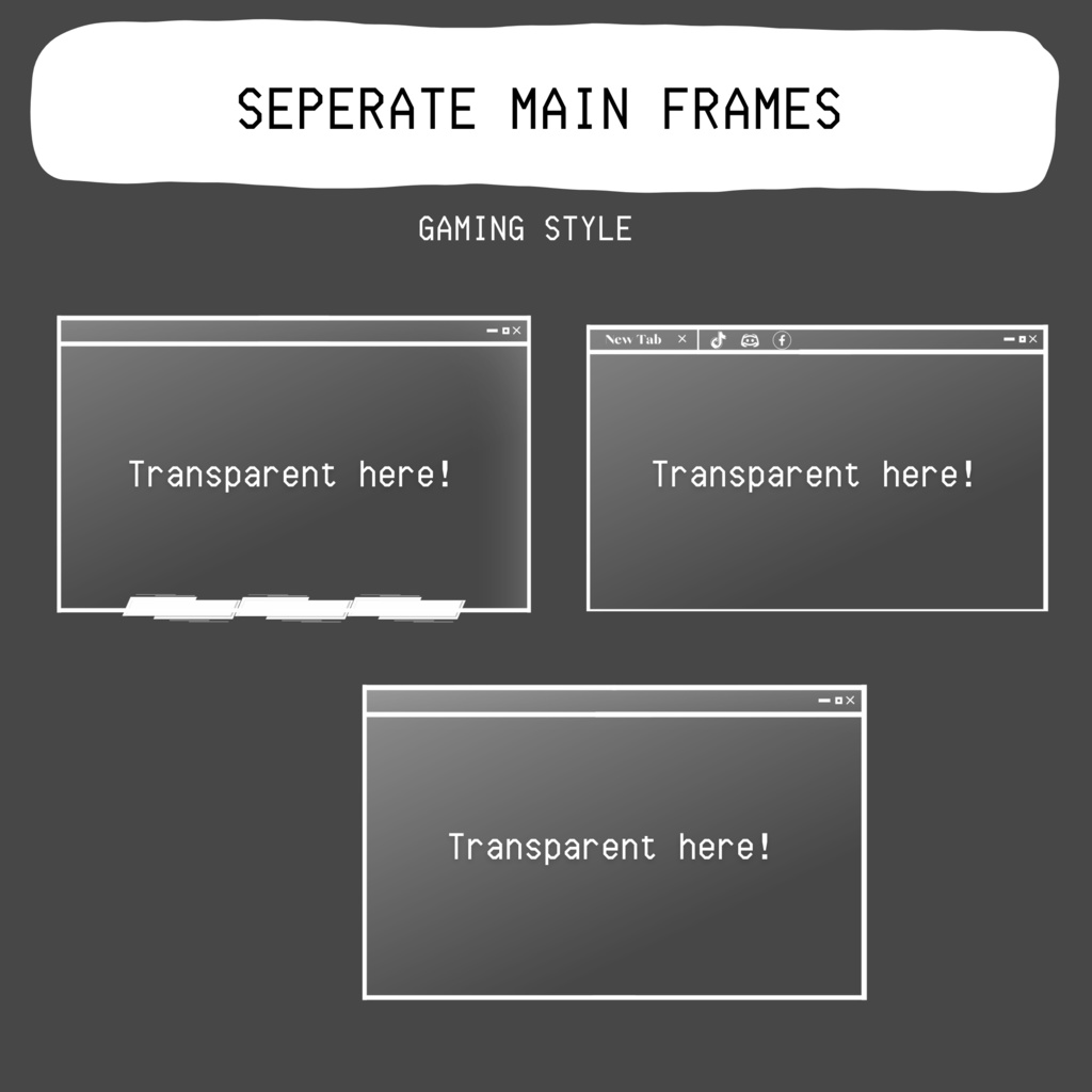 ブラック&ホワイト ゲーム Twitch オーバーレイ、Twitch ストリーム パッケージ、Twitch ゲーム オーバーレイ、Twitch アラート、ストリーム アセット、Twitch アセット。