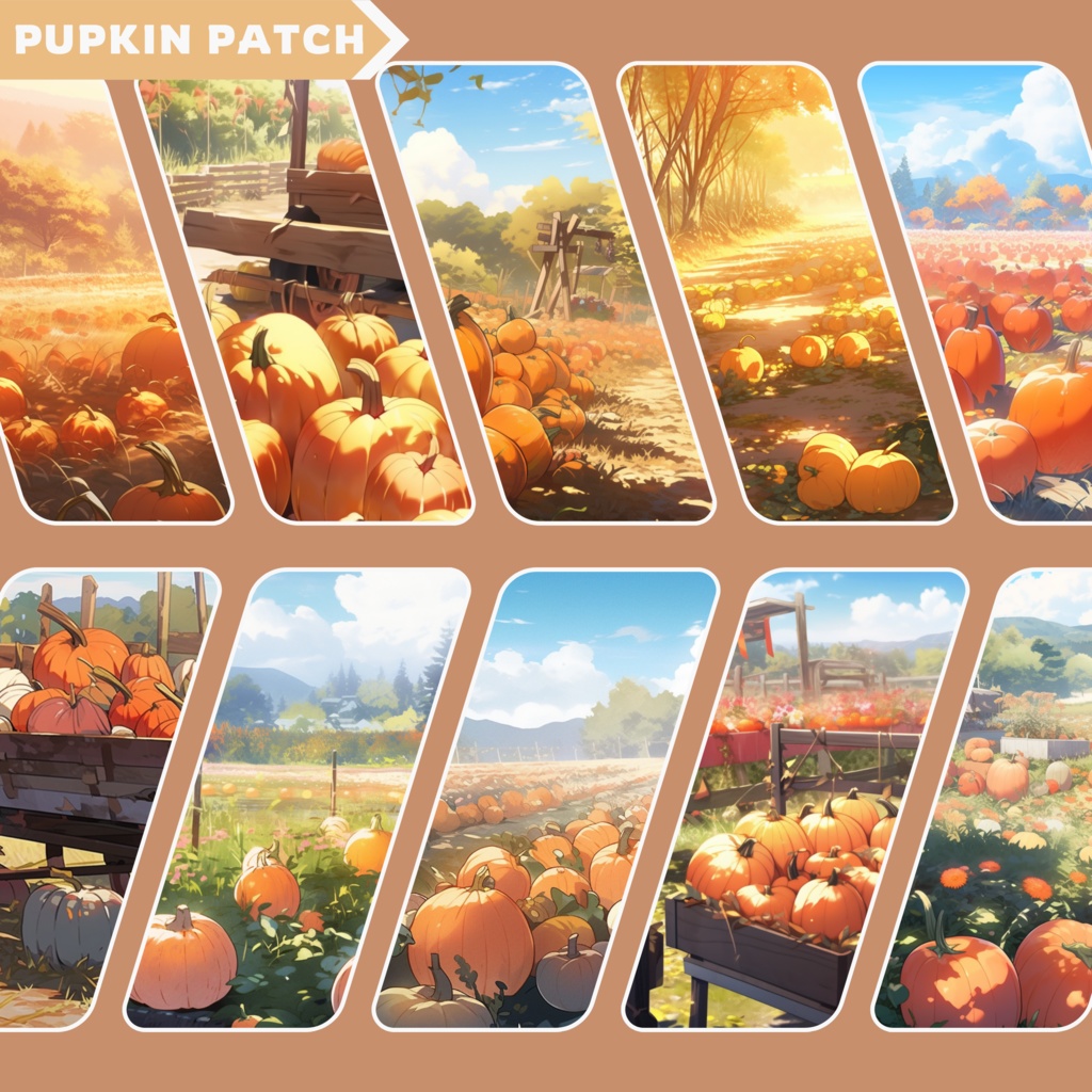 【VTuber】【YouTube・Twitch】秋背景50点4K