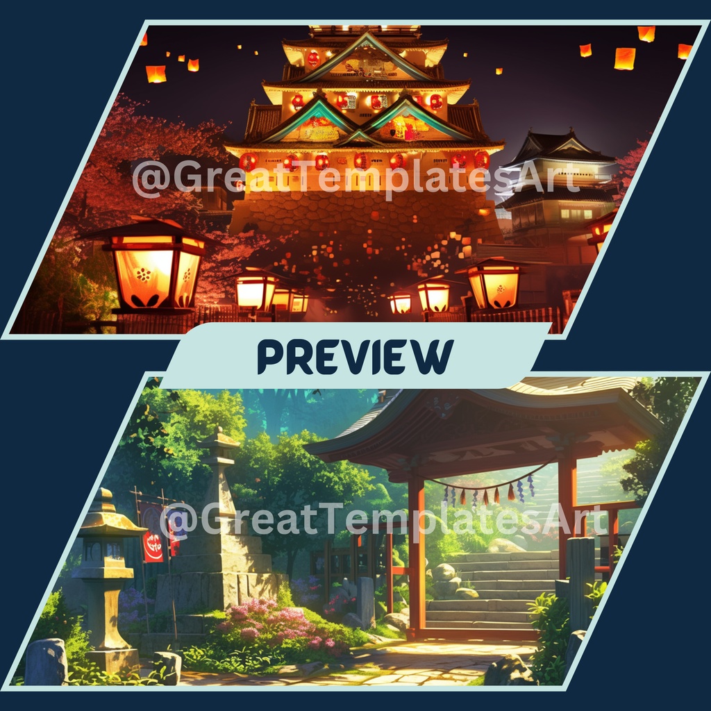 天神祭 VTuber 背景、大阪祭り、Lofi 背景、ストリーム アセット、Twitch 背景、バーチャル背景、Vtuber 背景