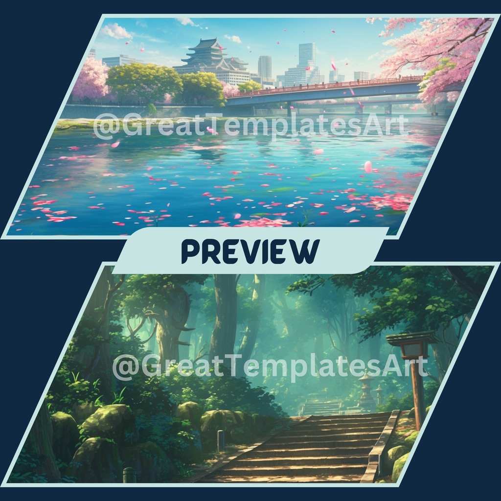 天神祭 VTuber 背景、大阪祭り、Lofi 背景、ストリーム アセット、Twitch 背景、バーチャル背景、Vtuber 背景