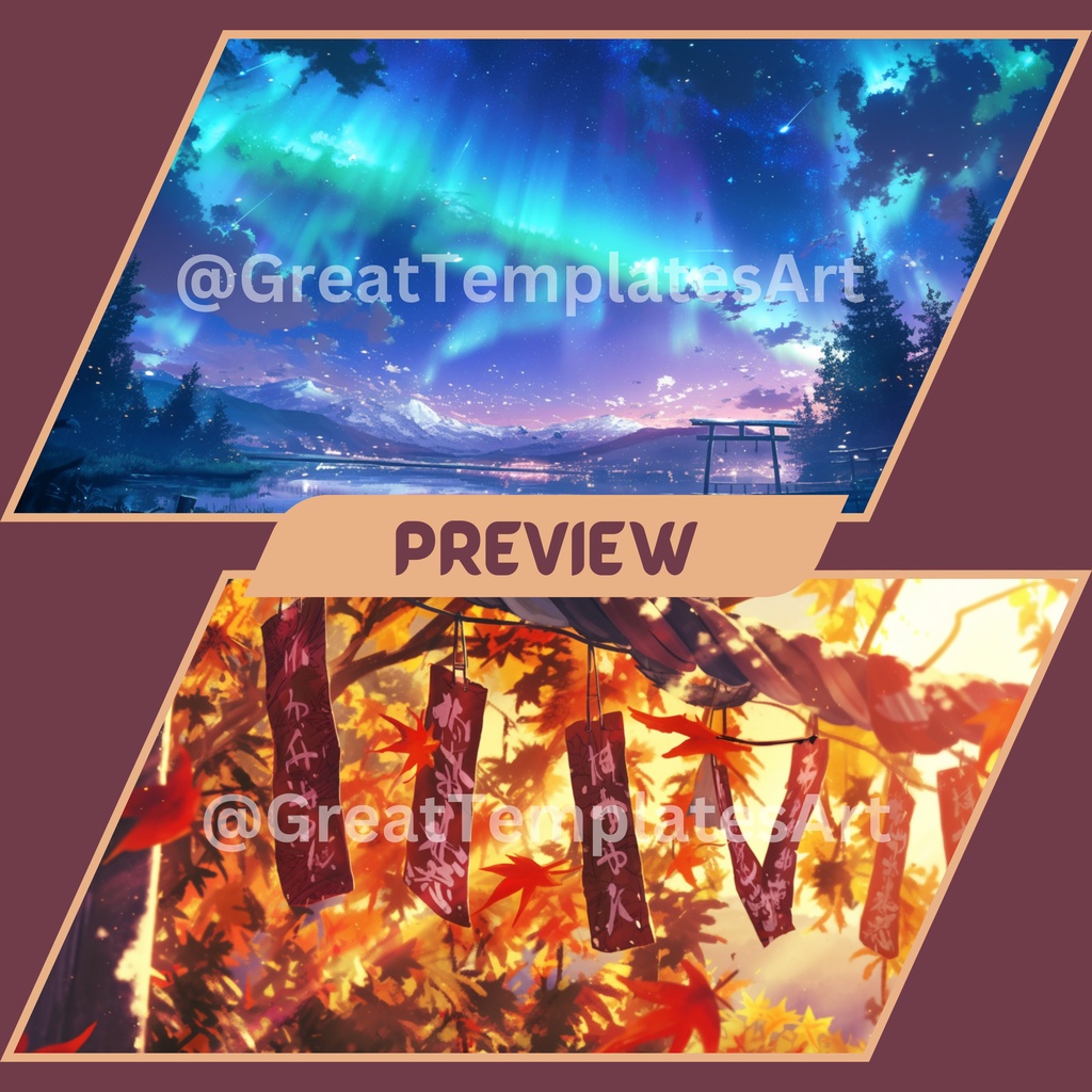 青森ねぶた祭り VTuber 背景、Lofi 背景、ストリーム アセット、Twitch 背景、バーチャル背景、Vtuber 背景