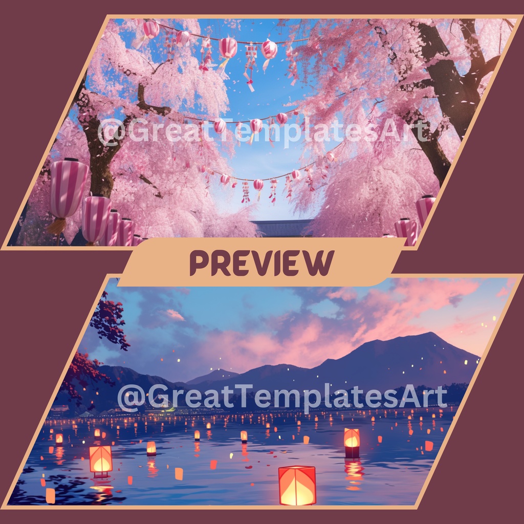 青森ねぶた祭り VTuber 背景、Lofi 背景、ストリーム アセット、Twitch 背景、バーチャル背景、Vtuber 背景