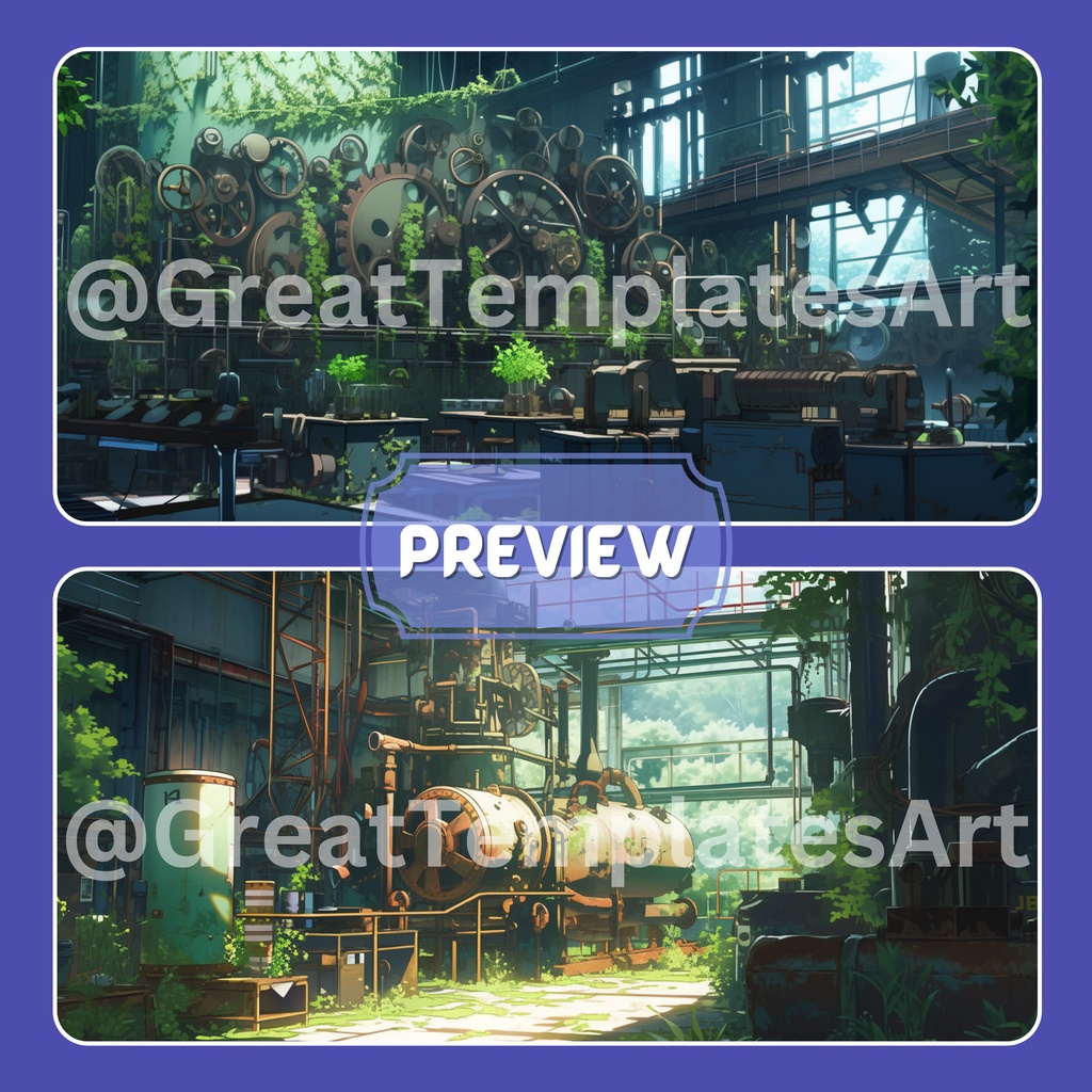 Cyberbunk VTuber 背景、Lofi 背景、ストリーム アセット、Twitch 背景、バーチャル背景、Vtuber 背景