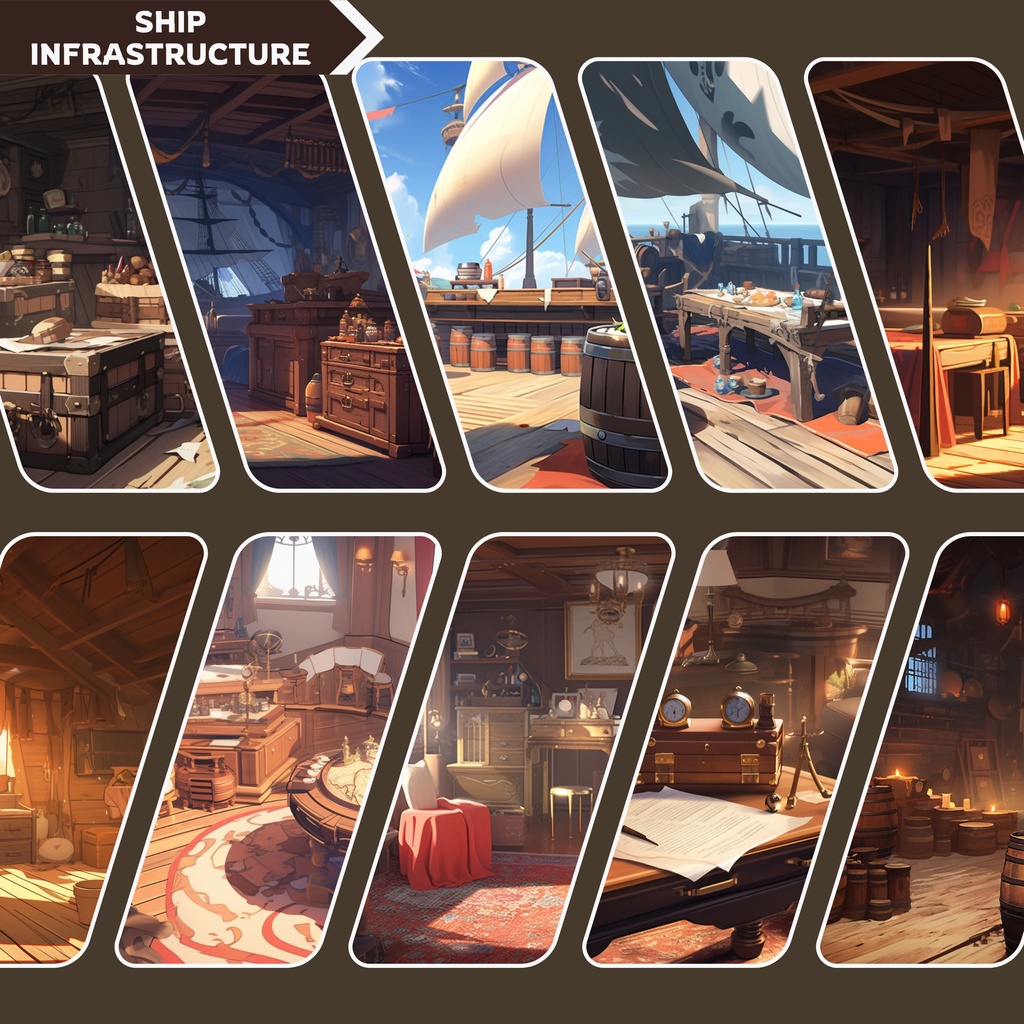 海賊 VTuber 背景、Lofi 背景、ストリーム アセット、Twitch 背景、仮想背景、Vtuber 背景