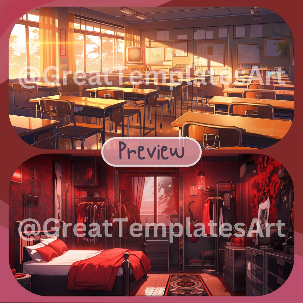 250 VTuber & Twitch 背景、Lofi 背景、ストリーム アセット、Twitch 背景、バーチャル背景、Vtuber 背景