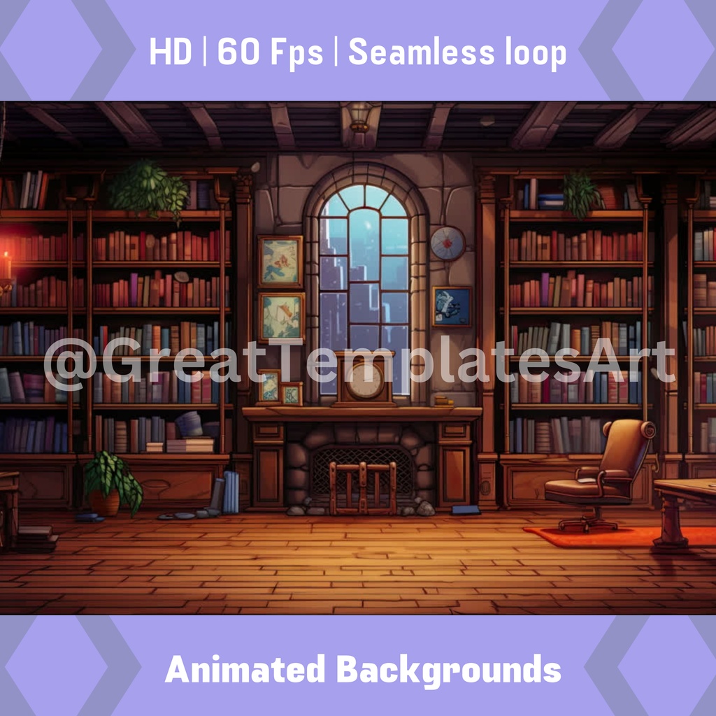 8 個セット ピクセル アート アニメーション背景 Twitch ストリーミング バックグラウンド アセット VTuber アニメーション背景 Twitch ゲーマー バックグラウンド ストリーム アセット