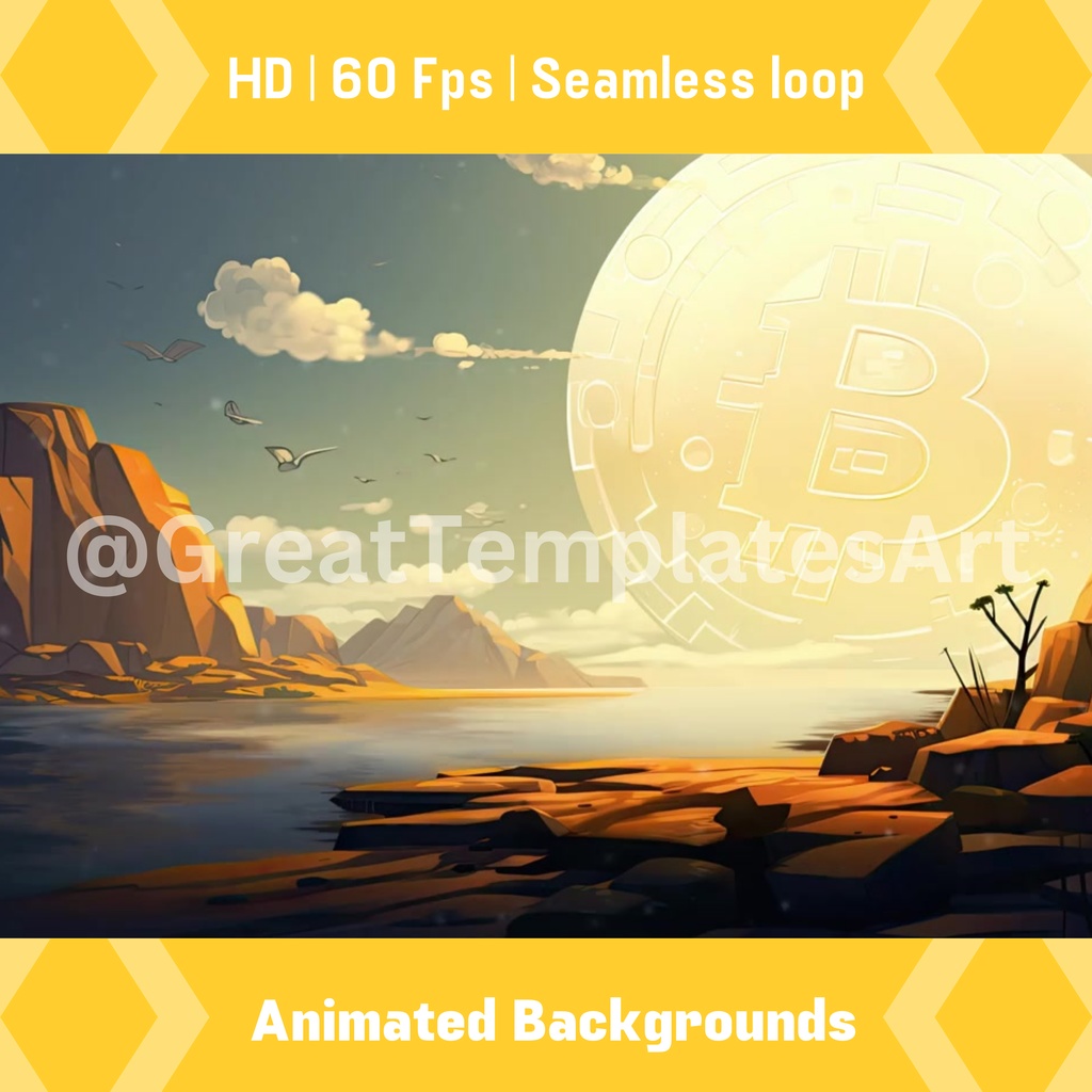 12 個の暗号スタイルのアニメーション背景 Twitch ストリーミング背景アセット VTuber アニメーション背景 Twitch ゲーマー背景ストリーム アセットのセット