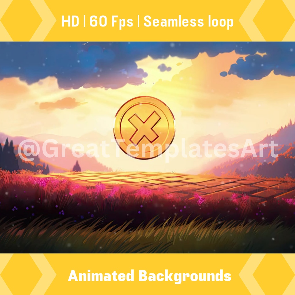 12 個の暗号スタイルのアニメーション背景 Twitch ストリーミング背景アセット VTuber アニメーション背景 Twitch ゲーマー背景ストリーム アセットのセット