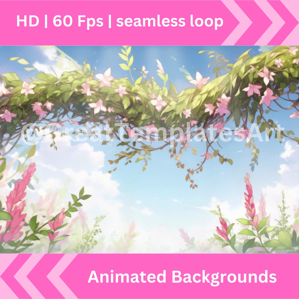 母の日のアニメーション背景 10 枚セット Twitch ストリーミング背景アセット VTuber アニメーション背景 Twitch ゲーマー背景ストリーム アセット