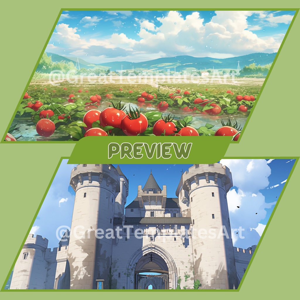 ジブリ VTuber 背景、Lofi 背景、ストリーム アセット、Twitch 背景、バーチャル背景、Vtuber 背景