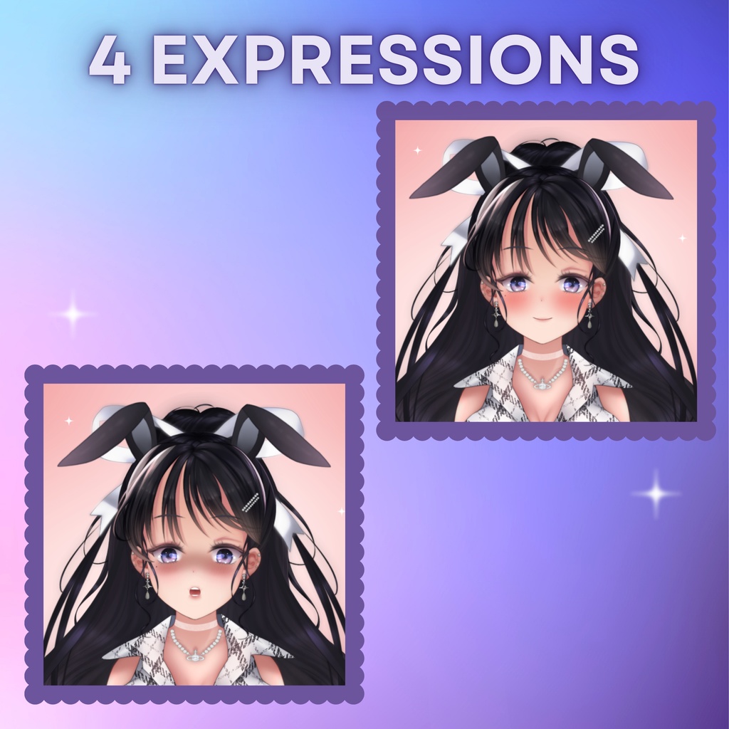 プリメイドガールバニー Live2d Vtuber モデル、すぐに使える商用モデル、Twitch 全身リグ Vtuber モデル