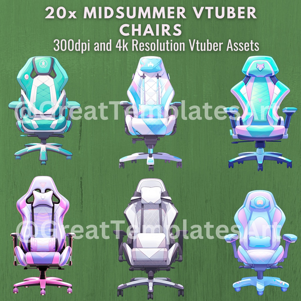 メガパック 200 個以上 真夏の背景、VTuber ストリーム パッケージ VTuber 背景 VTuber ゲーミングチェア アニメーション背景 VTuber アセット