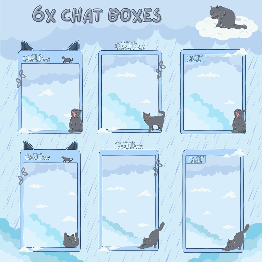 動画、スーパーチャット、猫オーバーレイ、グラフィック・英語も・かわいいオーバーレイグラフィック