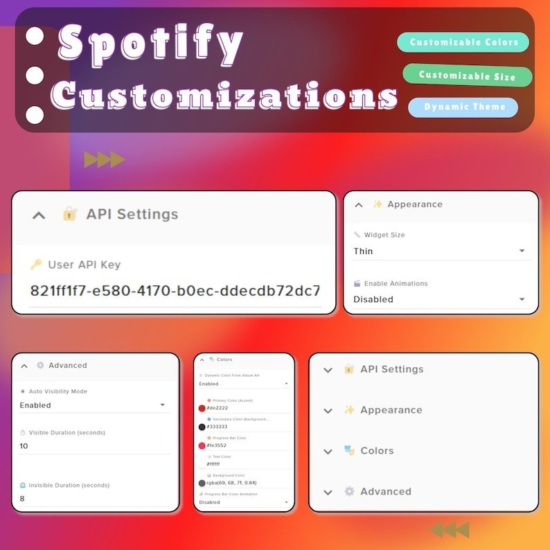 【VTuber向け】【YouTube/Twitch】ダイナミックミュージックウィジェットセット✨│配信用