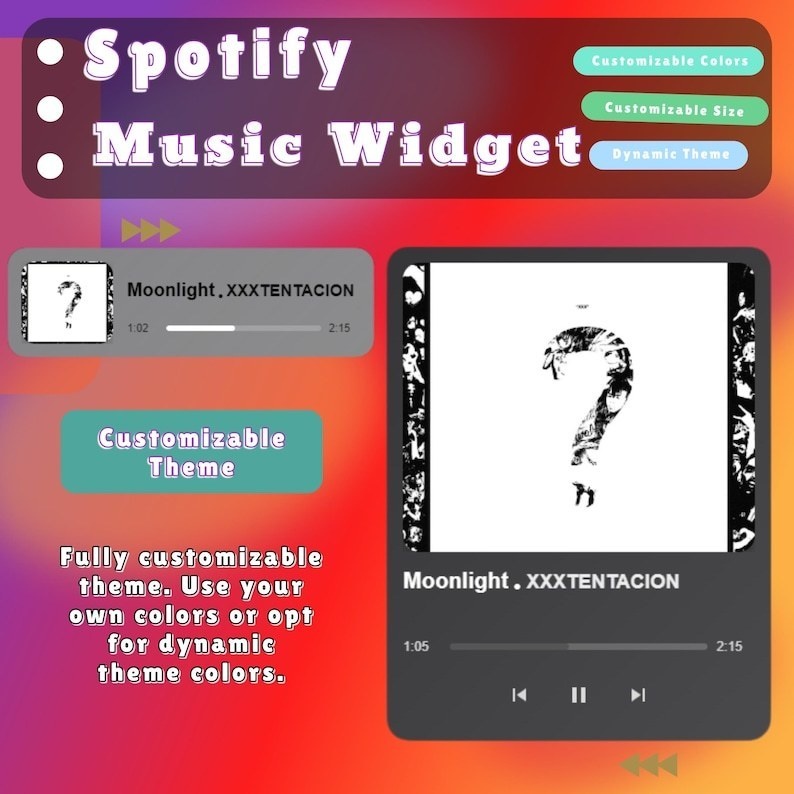 【VTuber向け】【YouTube/Twitch】ダイナミックミュージックウィジェットセット✨│配信用