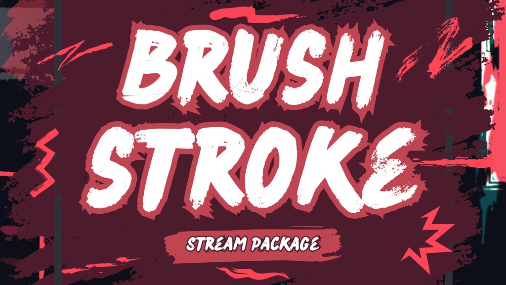 【VTuber向け】Brush Stroke 動く配信画面✨【配信者向け】