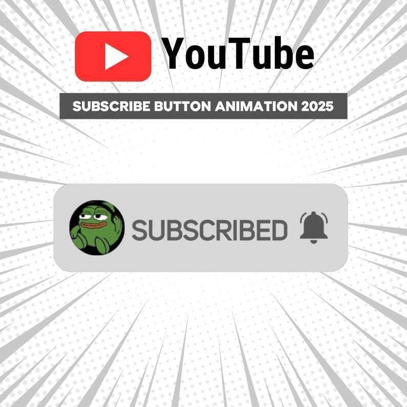 【VTuber向け】YouTubeチャンネル登録アニメーション✨【配信者向け】