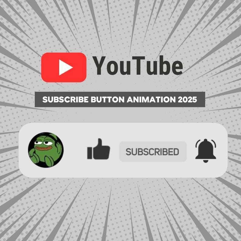 【VTuber向け】YouTubeチャンネル登録アニメーション✨【配信者向け】