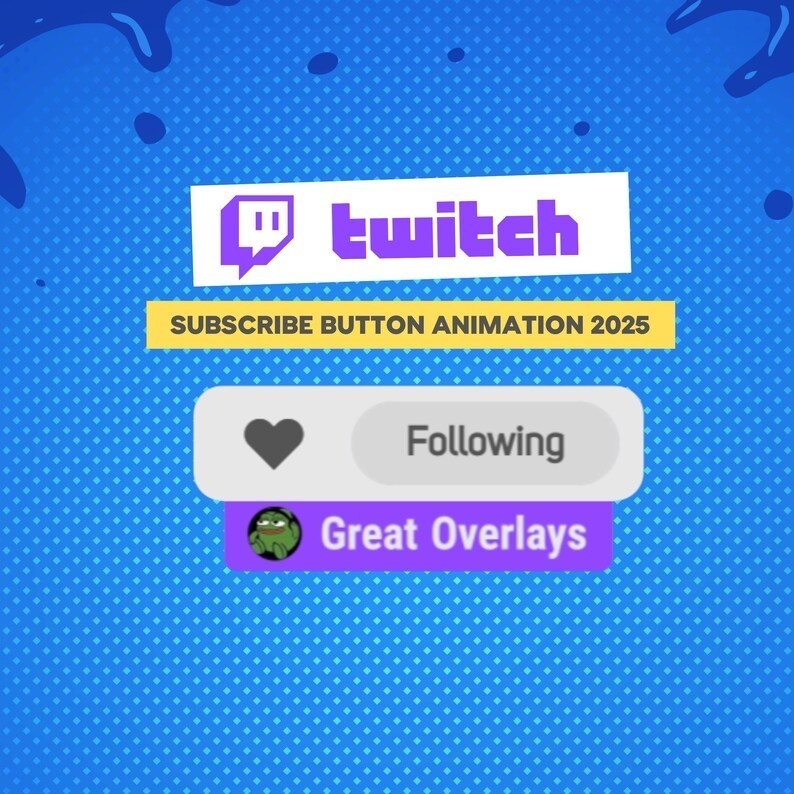 【VTuber向け】Twitchチャンネル登録アニメーション✨【ストリーマー向け】