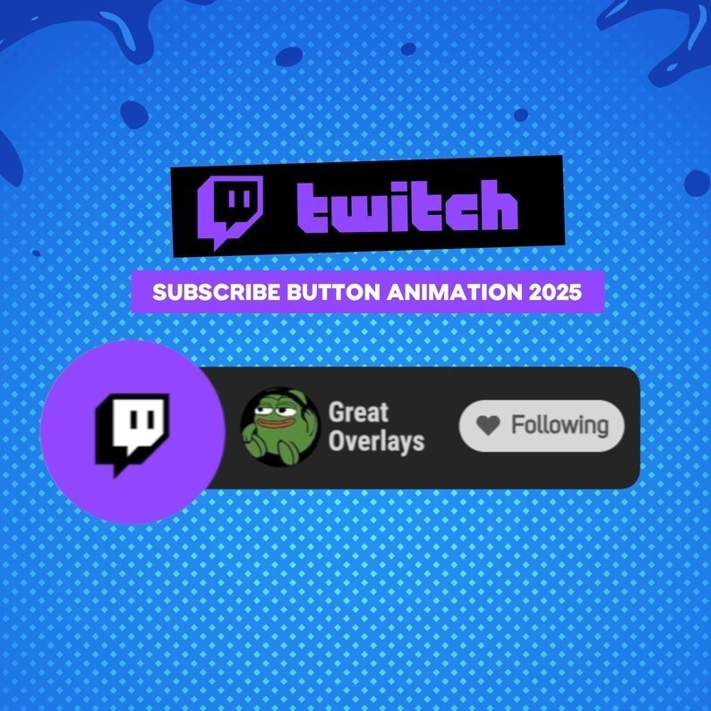 【VTuber向け】Twitchチャンネル登録アニメーション✨【ストリーマー向け】