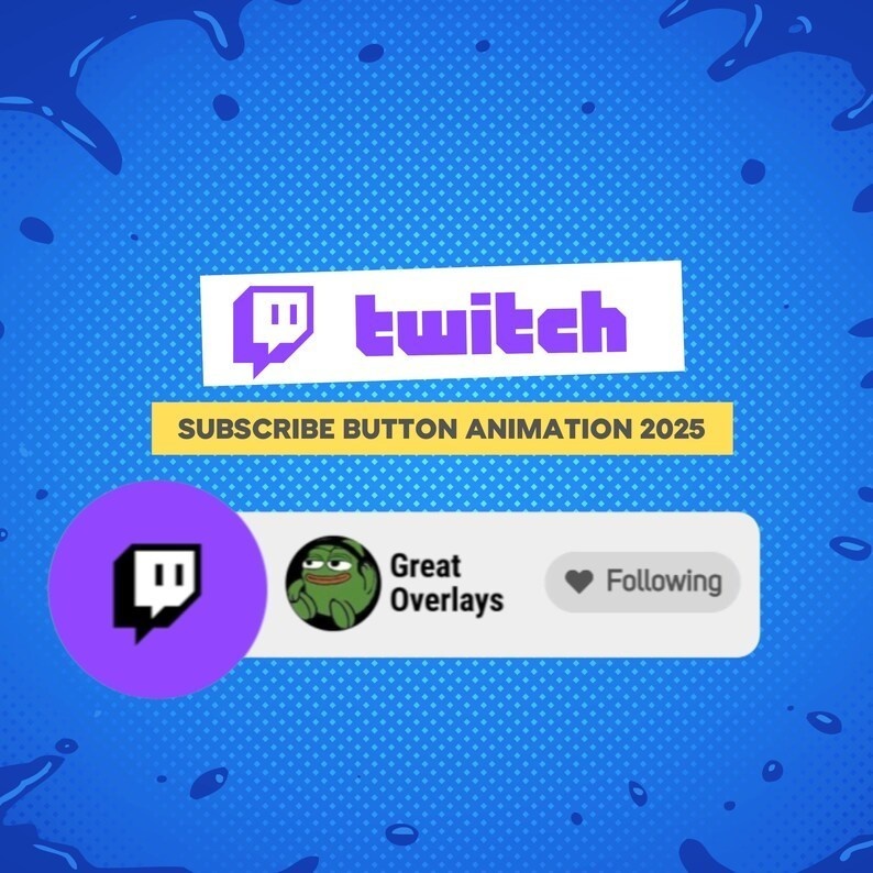 【VTuber向け】Twitchチャンネル登録アニメーション✨【ストリーマー向け】