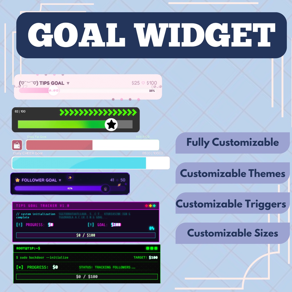 【VTuber向け】カスタムウィジェットアニメーション✨【ストリーマー向け】