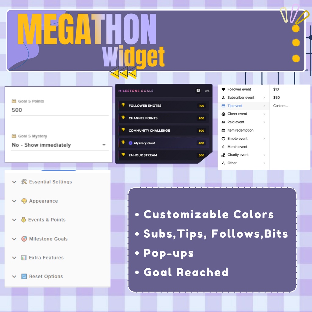 【VTuber向け】カスタムウィジェットアニメーション✨【ストリーマー向け】