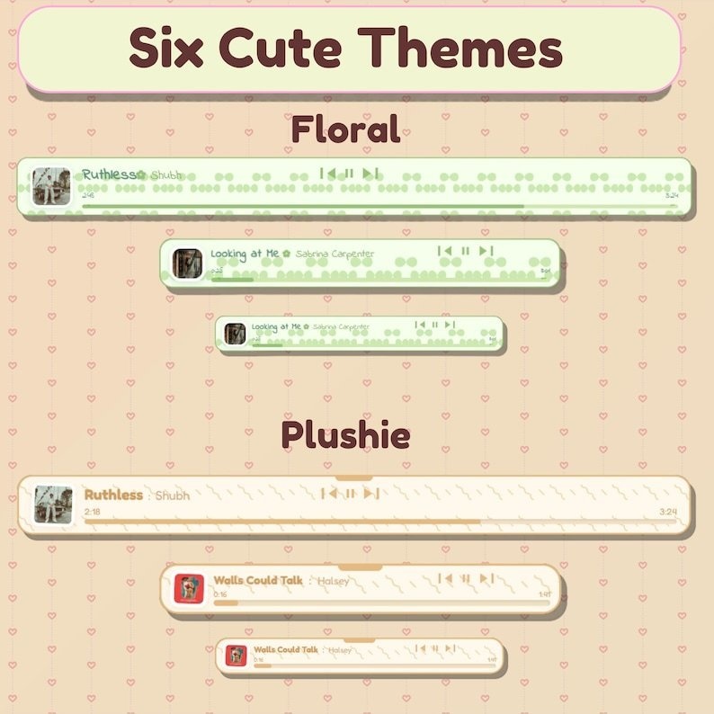 【VTuber向け】【YouTube/Twitch】Lofi Music Widget Set ✨│配信用