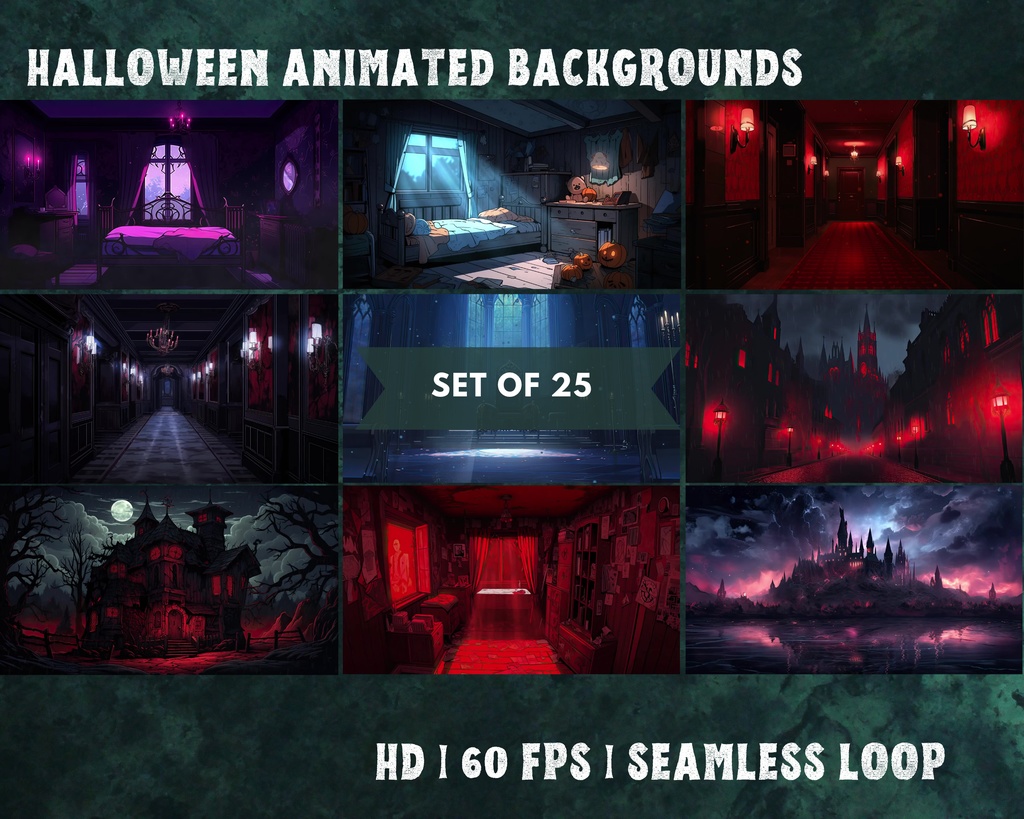 【VTuber向け】【YouTube/Twitch】ハロウィンメガパックバンドル✨│配信用