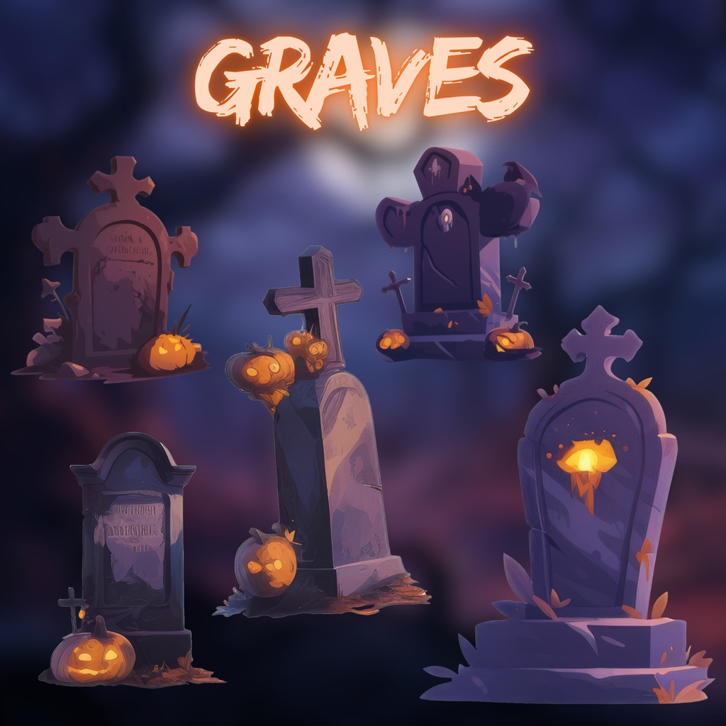 【VTuber向け】ハロウィンアセットバンドル✨【ストリーマー向け】